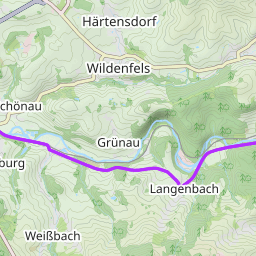 08134 weißbach nach zwickau mit fahrrad