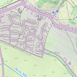 glastonbury tor google map