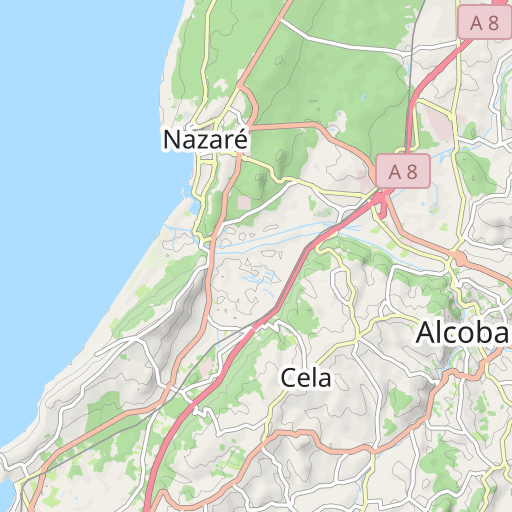 Mapas de Nazaré - Portugal