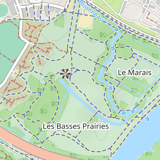 Parc Balzac Angers (49) - Adresse et plan