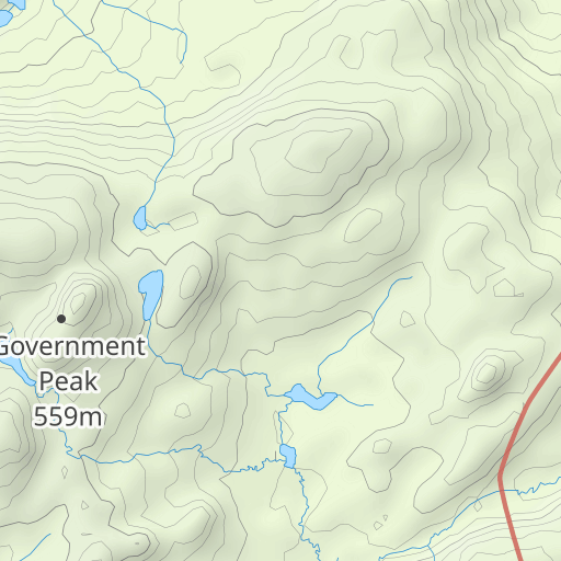 Porcupine Mountains Topo Map Porcupine Mountains Wilderness State Park Topo Map Mi, Ontonagon County  (Government Peak Area) Topo Zone