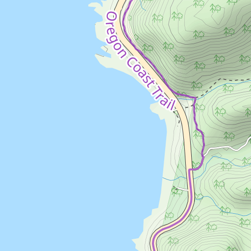 Thors Well Oregon Map Thor's Well Topo Map Or, Lincoln County (Yachats Area) Topo Zone