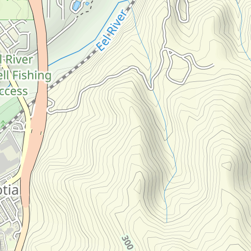 Rio Dell Topo Map CA, Humboldt County (Scotia Area) Rio Dell Topo Map CA, Humboldt County (Scotia Area)