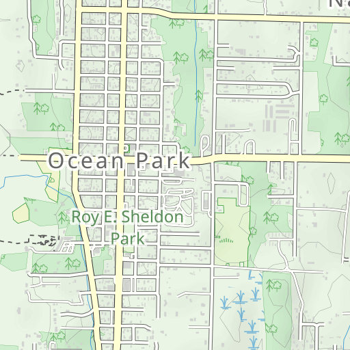 Ocean Park Washington Map Ocean Park Topo Map Wa, Pacific County (Ocean Park Area) Topo Zone