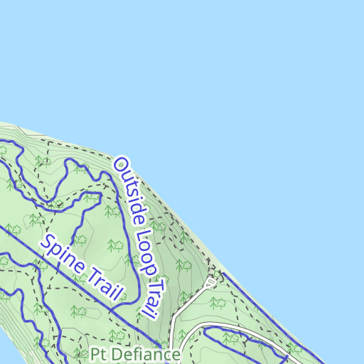 Point Defiance Park Map Point Defiance Park Topo Map Wa, Pierce County (Gig Harbor Area) Topo Zone