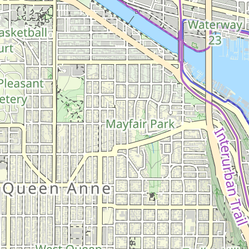 Seattle Pacific University Map Seattle Pacific University Dravus Parking Lot Topo Map Wa, King County ( Seattle North Area) Topo Zone