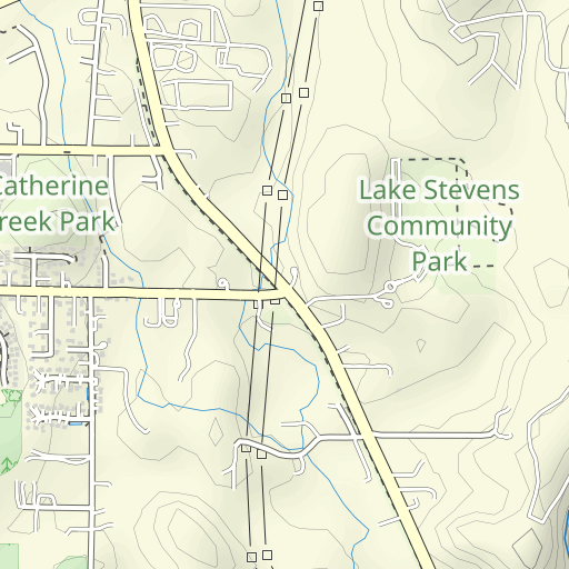 Lake Connor Park Map Connor Lake Topo Map Wa Snohomish County Lake Stevens Area Topo Zone
