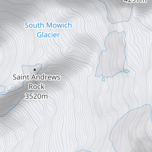 mount rainier topographic map