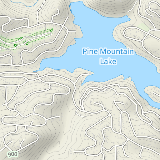 Pine Mountain Lake Map Pine Mountain Lake Topo Map Ca Tuolumne County Groveland Area Topo Zone