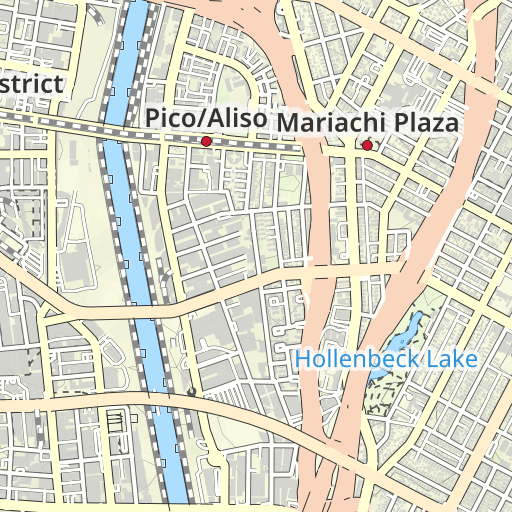 Little Tokyo Topo Map Ca Los Angeles County Los Angeles Area Topo Zone