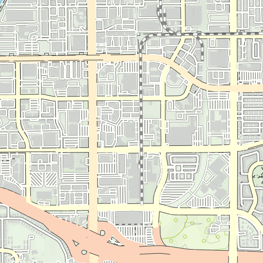 South Coast Plaza Shopping Center Topo Map CA, Orange County (Newport Beach  Area)