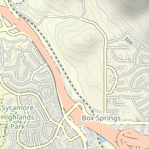 Bobby Bonds Park and Sports Complex Topo Map CA, Riverside County