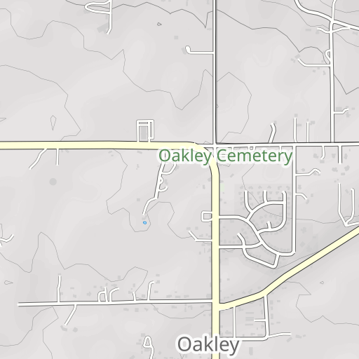 Oakley Topo Map UT, Summit County (Kamas Area)