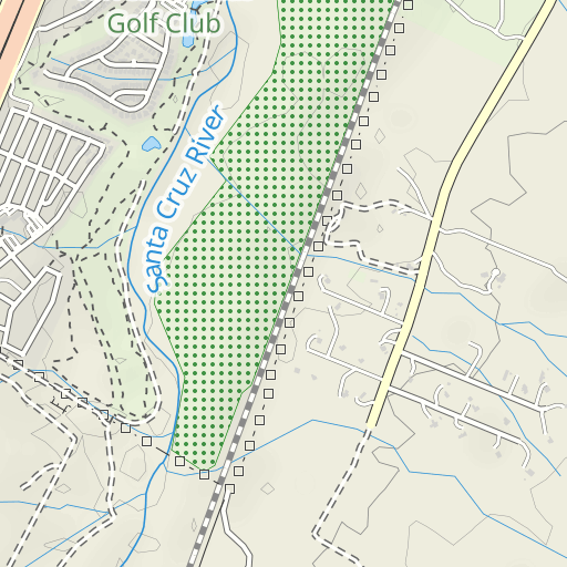 San Ignacio Golf Club Topo Map AZ, Pima County (Esperanza Mill Area)