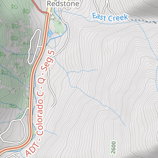 Redstone Topo Map Co Pitkin County Redstone Area Topo Zone
