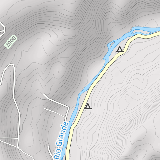 Rio Grande Gorge State Park Topo Map Nm Taos County Carson Area Topo Zone