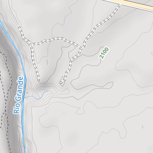 Rio Grande Gorge Historical Marker Topo Map Nm Taos County Los Cordovas Area Topo Zone