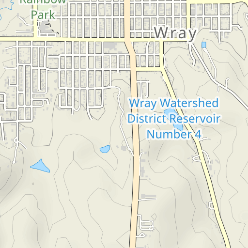 Wray Topo Map CO, Yuma County (Wray Area) Topo Zone