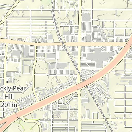 South Park Mall Shopping Center Topo Map TX, Bexar County (Terrell