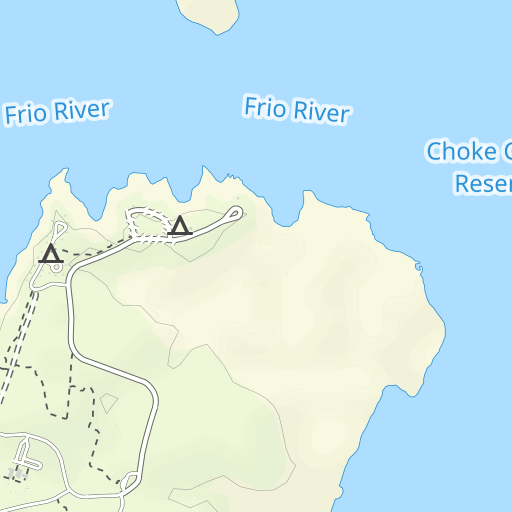 choke canyon state park map