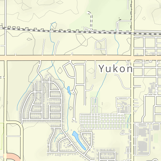 yukon ok street map