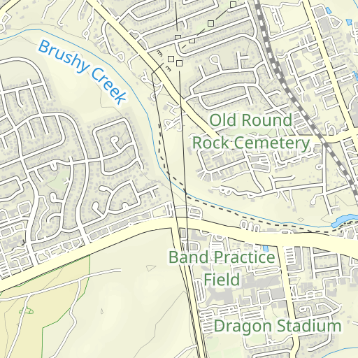map of round rock tx