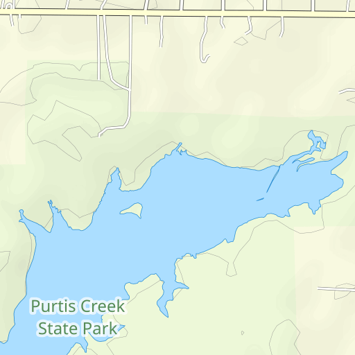 Purtis Creek State Park Map Purtis Creek State Park Trail Topo Map Tx Henderson County Stockard Area Topo Zone