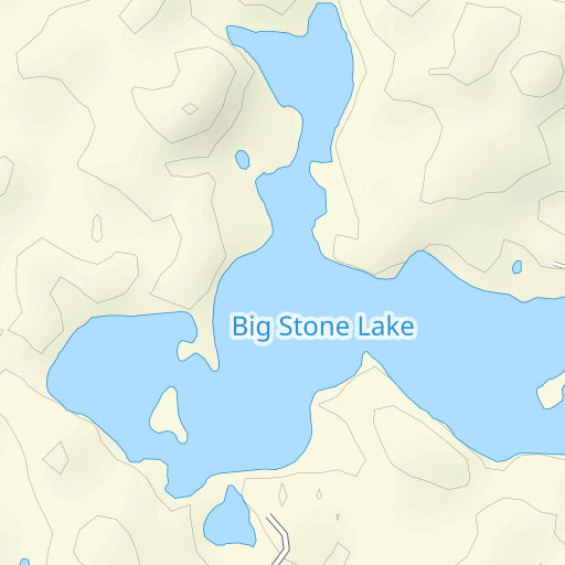 big stone lake map