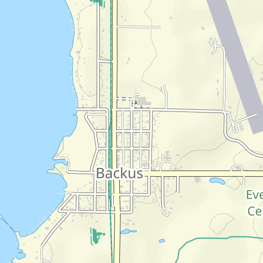 Pine Mountain Lake Map Pine Mountain Lake Topo Map Mn Cass County Backus Area Topo Zone