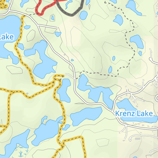 Krenz Lake Topo Map MN, Scott County (Orchard Lake Area)