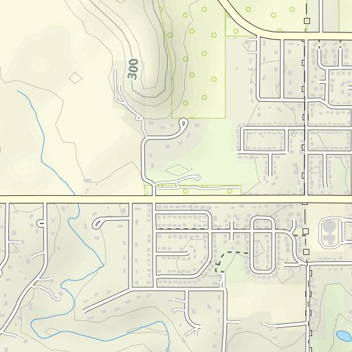 Riverside Square Shopping Mall Topo Map WI, Pierce County (River Falls West  Area)