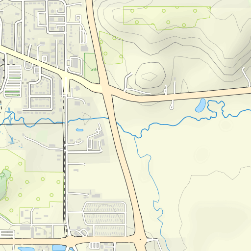 Riverside Square Shopping Mall Topo Map WI, Pierce County (River Falls West  Area)