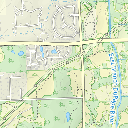 Greene Valley Forest Preserve Map Green Valley County Forest Preserve Topo Map Il, Dupage County (Romeoville  Area) Topo Zone