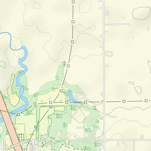 Lake Michigan Hills Golf Club Topo Map MI, Berrien County (Coloma Area)