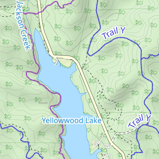 yellowwood state forest map