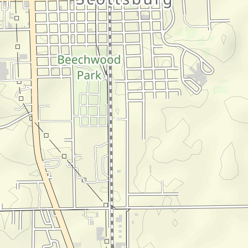 Scott County Indiana Gis Hopewell Drain Topo Map In Scott County Scottsburg Area Topo Zone