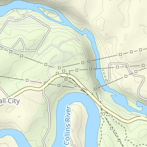 Rock Island State Park Map Rock Island State Rustic Park Topo Map Tn, Warren County (Campaign Area)  Topo Zone