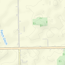 Stone Lake Topo Map IN, Lagrange County (Middlebury Area)