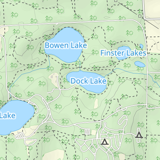 Chain O Lakes State Park Map Chain O'lakes State Park Topo Map In, Noble County (Merriam Area) Topo Zone