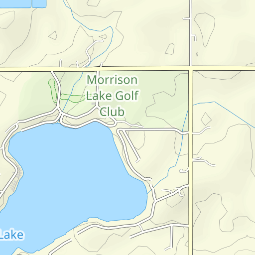 Morrison Lake Topo Map MI, Ionia County (Lake Odessa Area)