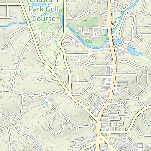 Lenox Square Shopping Center Map - Fulton, Georgia, USA