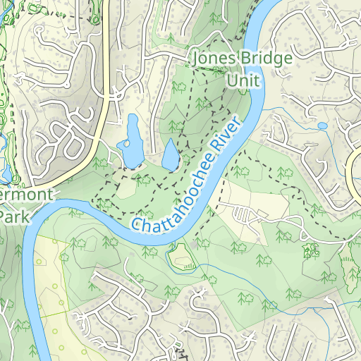 Chattahoochee River Map - 6545@2x 