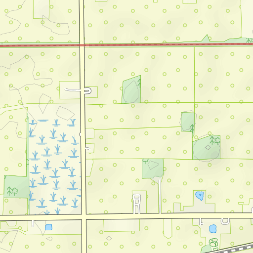 Ironwood Golf Course Topo Map OH, Fulton County (Wauseon Area)