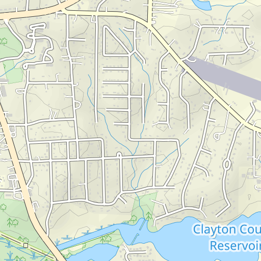 clayton county ga map