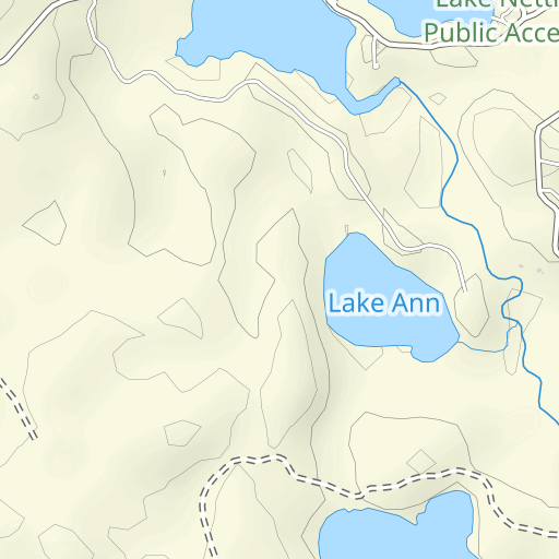 lake ann mi map