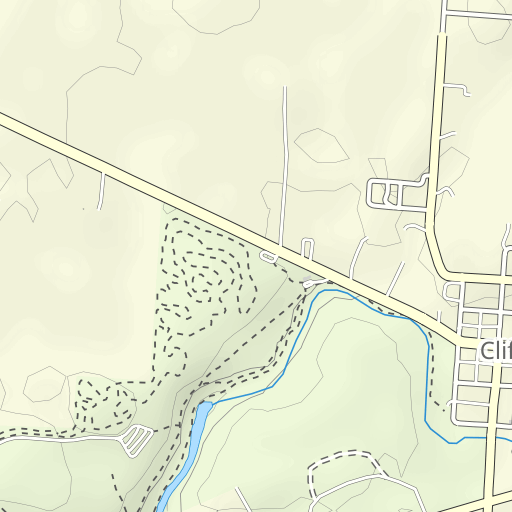 Clifton Gorge Trail Map Clifton Gorge State Nature Preserve Topo Map Oh Greene County Clifton Area Topo Zone