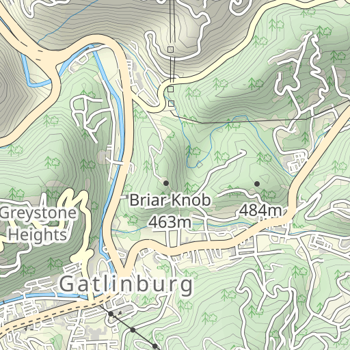 Elevation Map Of Gatlinburg Tn Gatlinburg Topo Map Tn, Sevier County (Gatlinburg Area) Topo Zone