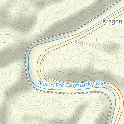 Troublesome Creek Kentucky Map Troublesome Creek Topo Map Ky, Breathitt County (Haddix Area) Topo Zone