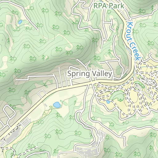 directions to spring valley golf course