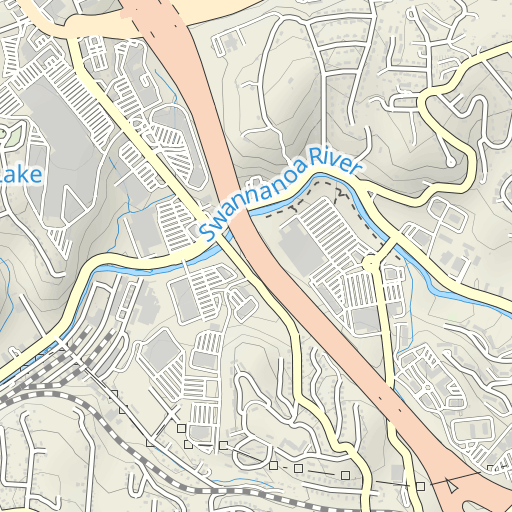 Map Of Asheville Mall Asheville Mall Topo Map Nc, Buncombe County (Asheville Area) Topo Zone